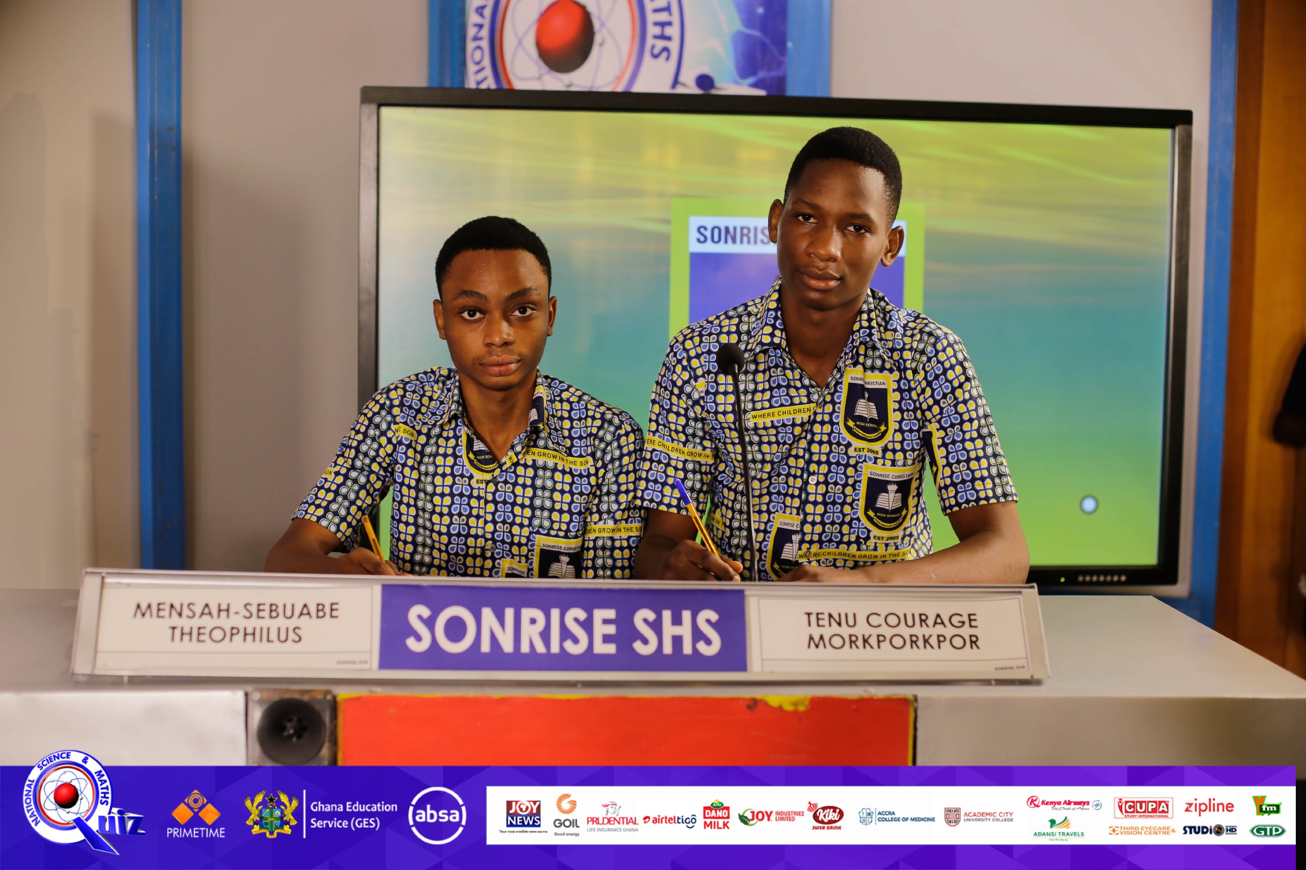 NSMQ2021: Sonrise SHS Kicked Out Holy Child School and Kumasi High School